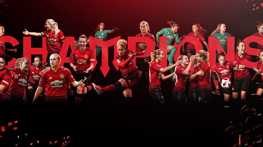 Man Utd Women crowned FA Womens Championship winners, manchester united women team HD wallpaper