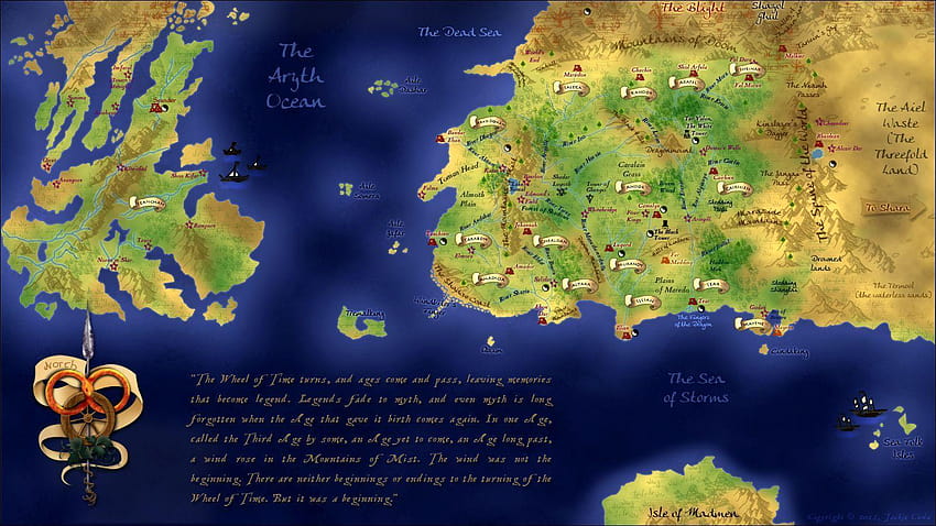 Wheel of Time Map, the wheel of time HD wallpaper