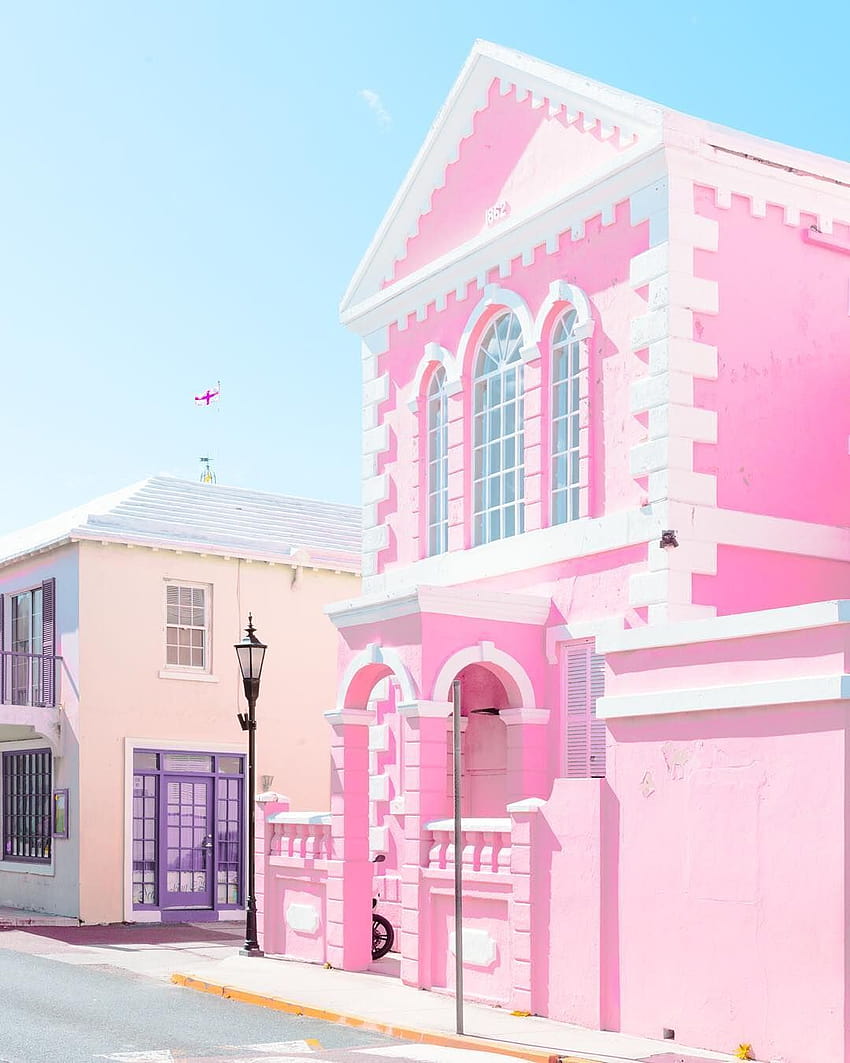 Stylequeen101, pink house HD phone wallpaper