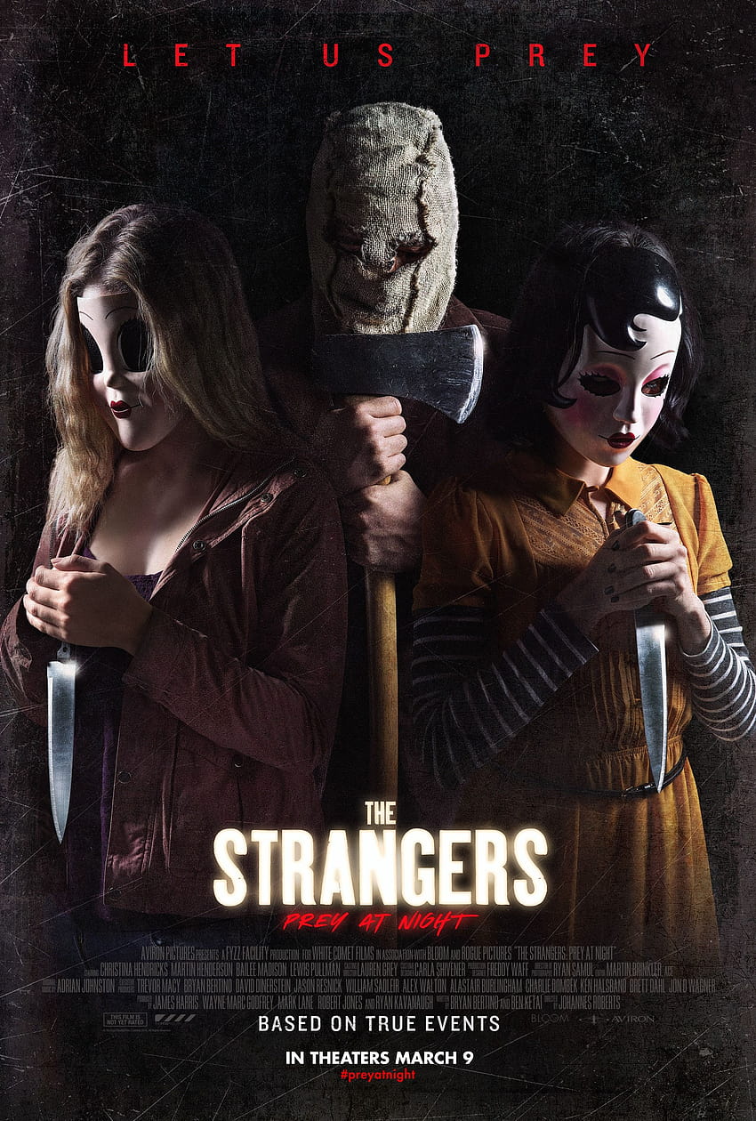 The Strangers: Prey at Night 2018 映画ポスター、見知らぬ人が夜に獲物を食べる HD電話の壁紙