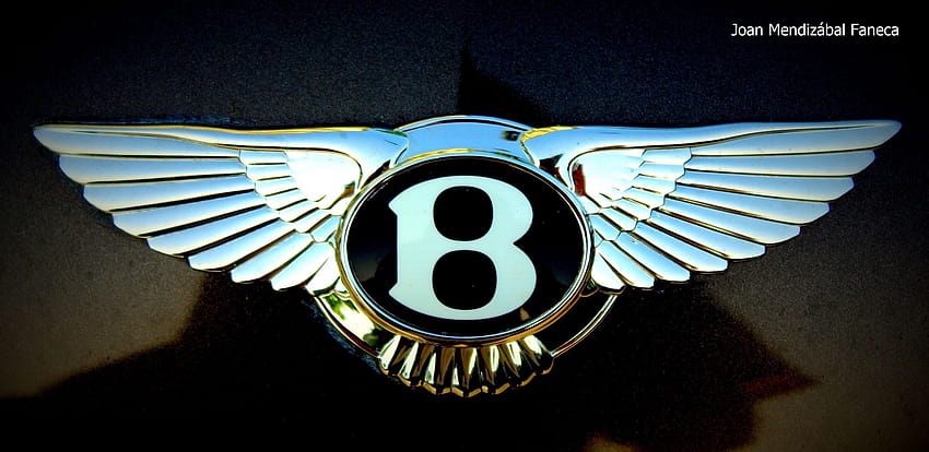 1948x1000px Лого на Bentley HD тапет