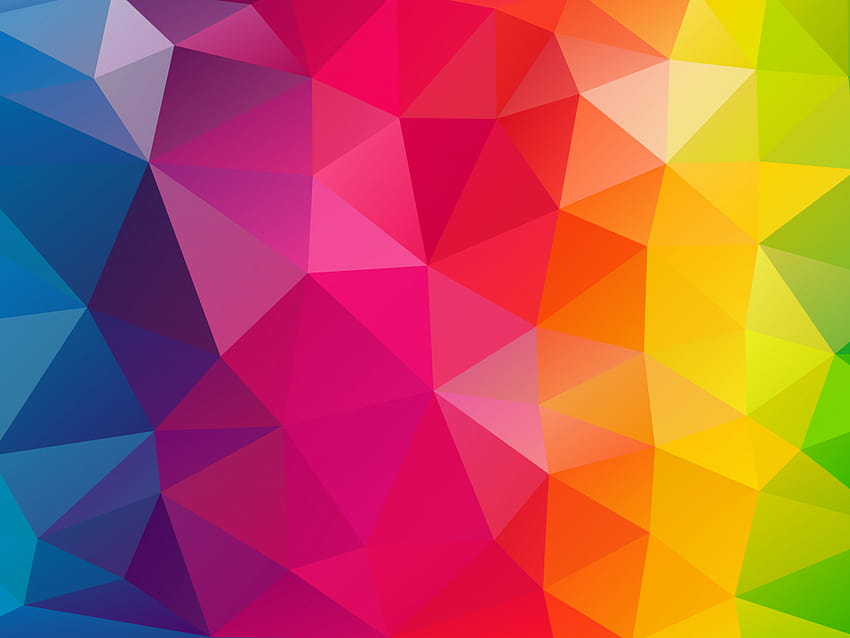 Formas coloridas, Abstrato, Triângulos, Fundo, Beaff7, padrão de formas coloridas papel de parede HD