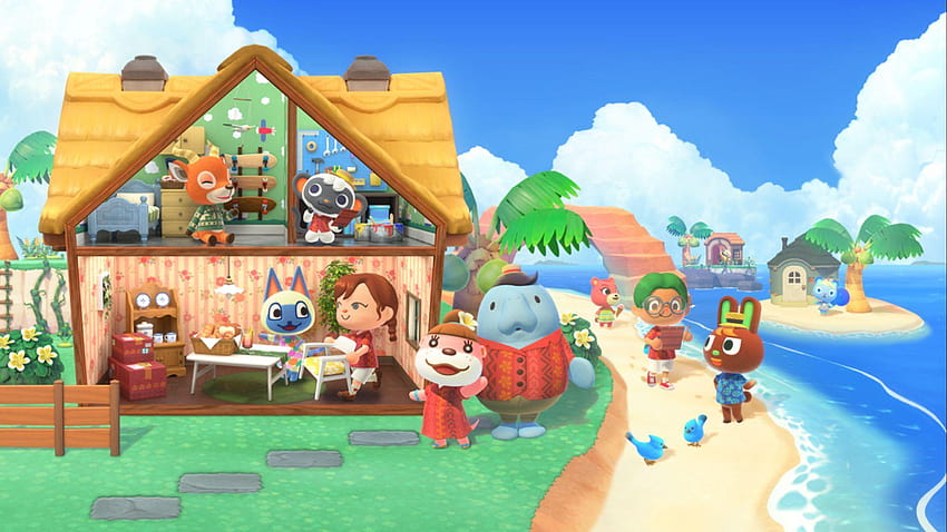 Animal Crossing: New Horizons Version 2.0 Update, DLC Happy Home Paradise le 5 novembre Fond d'écran HD