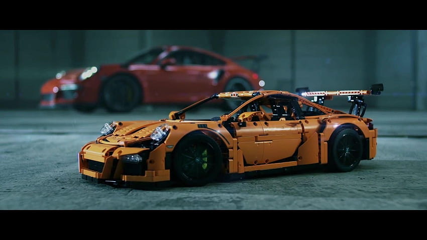 LEGO Technic Porsche 911 GT3 RS HD wallpaper