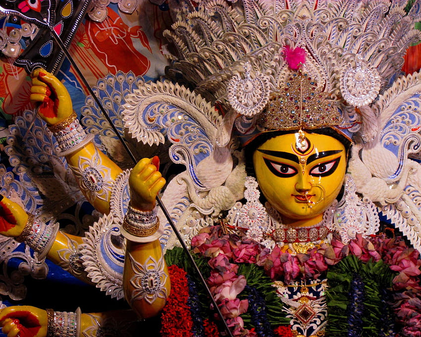 Lord Krishna Aum Allah Jesus Durga Ambe Göttin, Jesus-Handy HD-Hintergrundbild