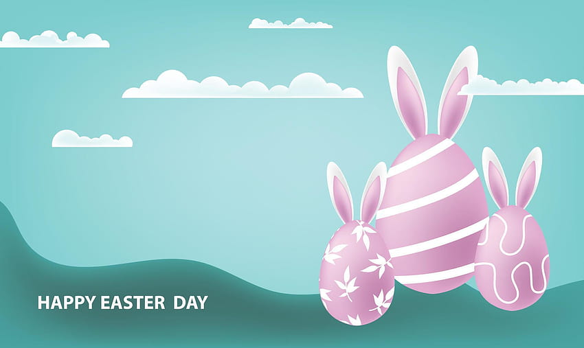 happy easter egg rabbit pattern set backgrounds vector cartoon logo drawing old icon layout 6296784 Vector Art at Vecteezy, cartoon easter pets HD wallpaper