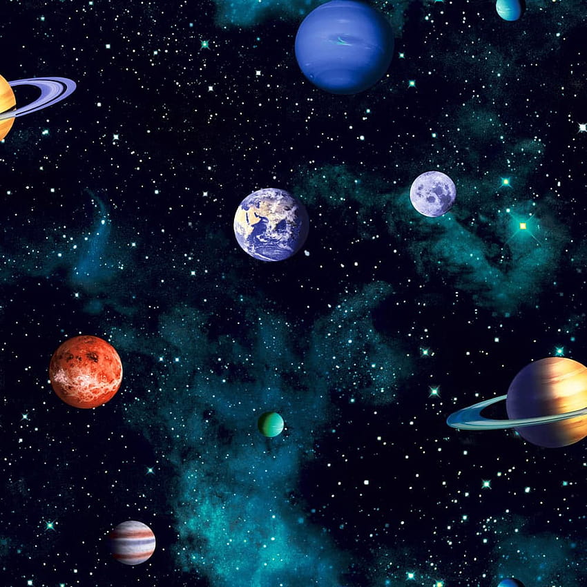 Arthouse Cosmos Space Pattern Planets Earth Childrens 668100, espacio y patrones fondo de pantalla del teléfono