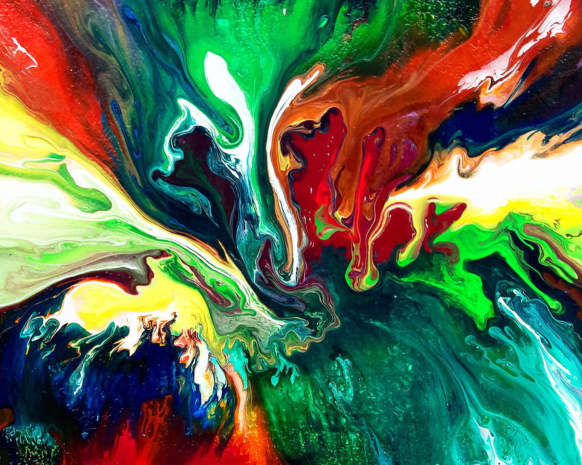 Paint Swirl, abstract swirl HD wallpaper