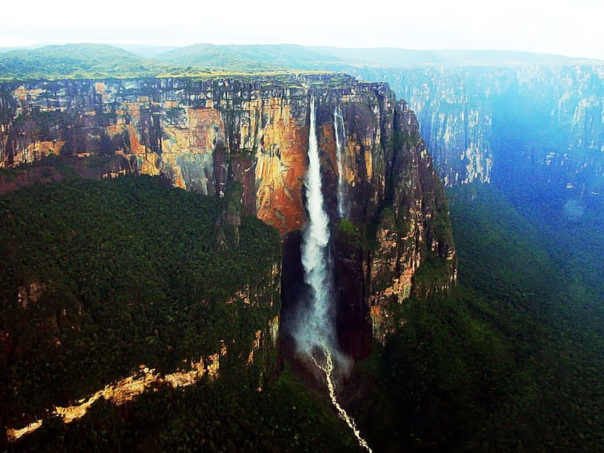 Анхел Фолс , Земята, щаб Ангел Фолс, земен водопад HD тапет