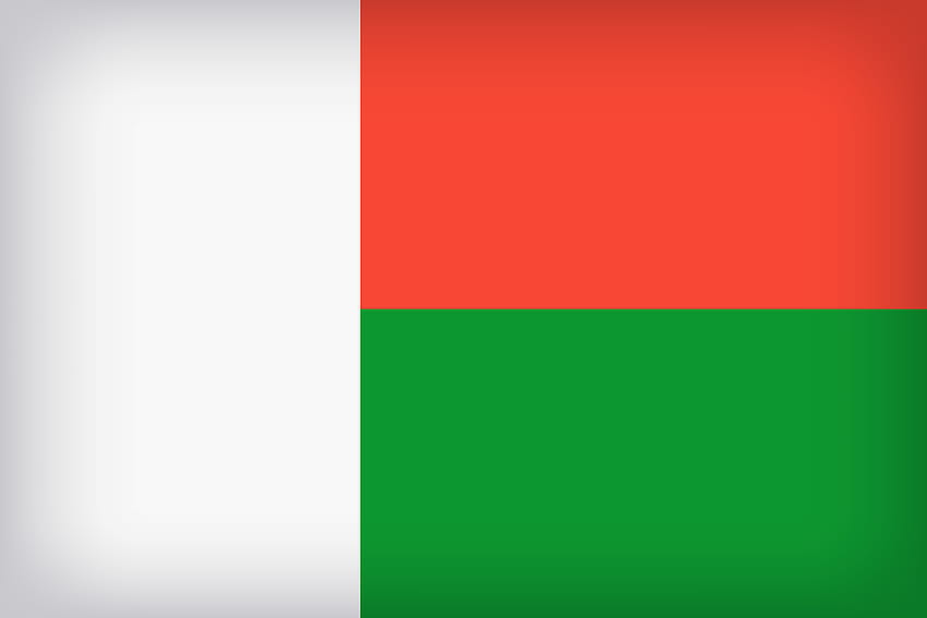 Madagascar Large Flag, madagascar flag HD wallpaper