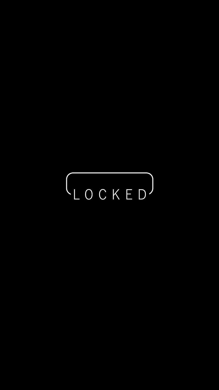 Sperrschirm im Jahr 2020, Lockscreen-Ästhetik schwarz HD-Handy-Hintergrundbild
