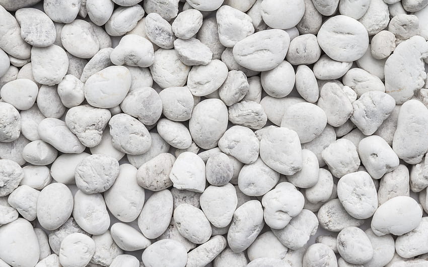бели камъни, каменна текстура, плаж, големи павета, камъчета с резолюция 2560x1600. Високо качество HD тапет