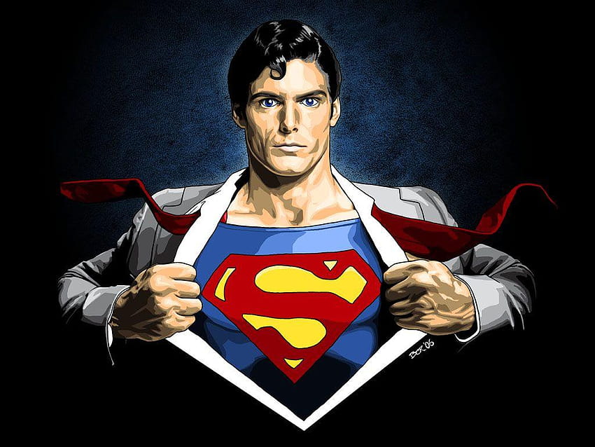 3D-Supermann, Supermann 3d HD-Hintergrundbild