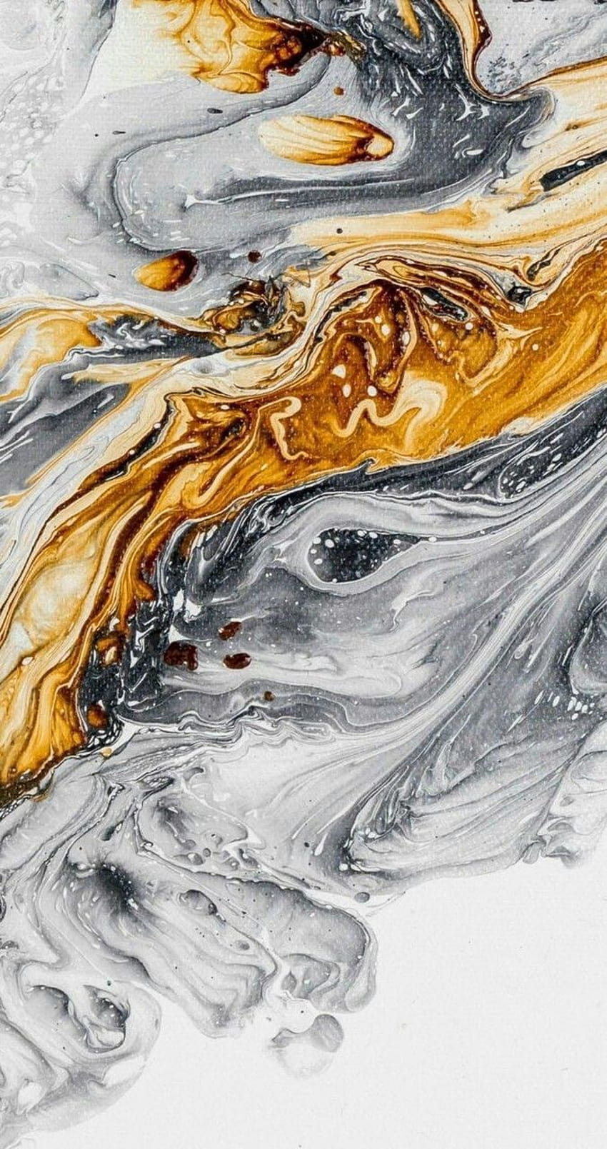 Background, And Gold, acrylic pour HD phone wallpaper