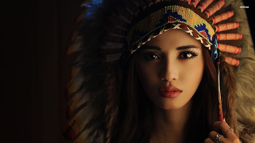 Native American Girl, women indian HD wallpaper