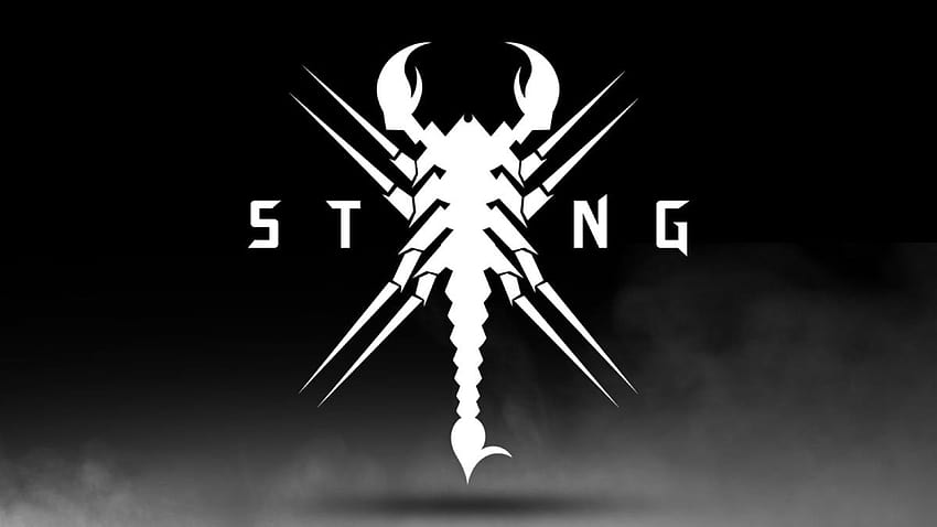 Sting Amerikanisches Profi-Wrestler-Logo, der Sting HD-Hintergrundbild