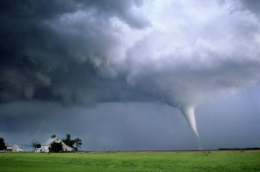 tornado, tempestade, clima, desastre, natureza, céu, nuvens, paisagem / e fundos móveis, tornado céu papel de parede HD