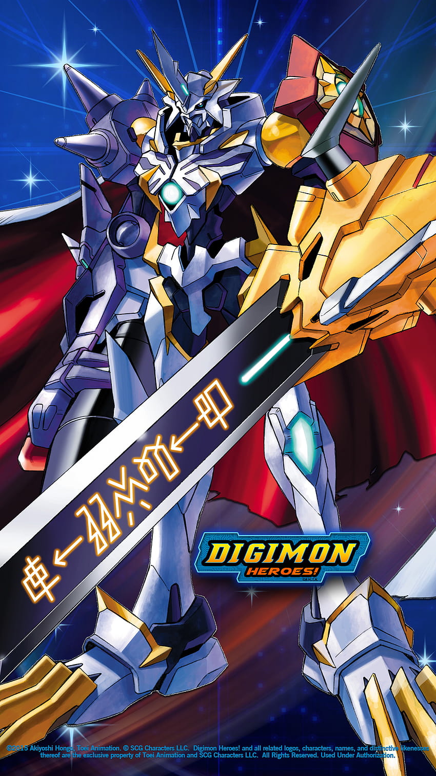 Digimon, omegamon android HD phone wallpaper