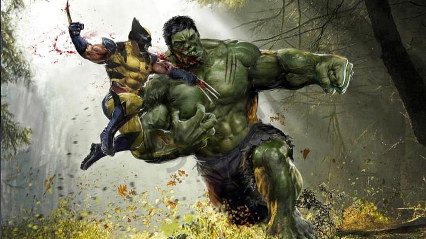 Mark Ruffalo, HULK'a Karşı Bir VS Yapmak İstiyor. Marvel için WOLVERINE Filmi, hulk vs wolverine HD duvar kağıdı