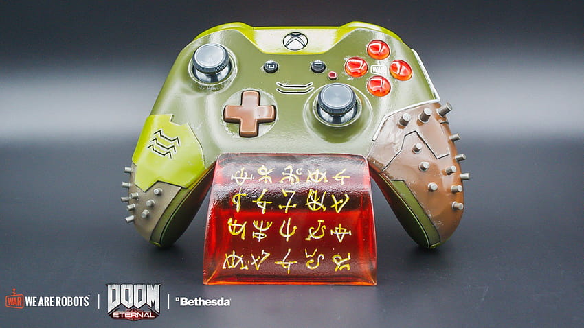 Bethesda sta regalando questo folle controller Xbox One DOOM Eternal Sfondo HD