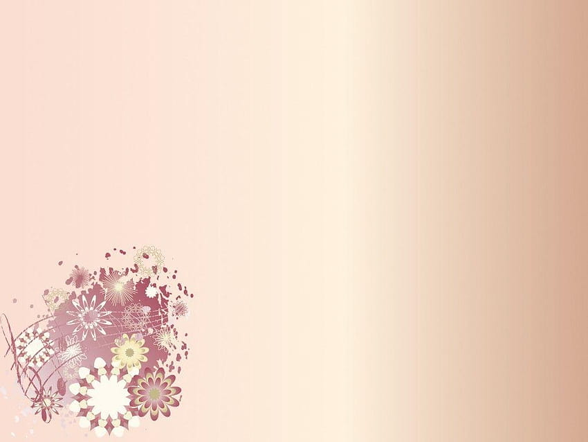Cute Floral Corner Backgrounds, cute background in powerpoint HD wallpaper