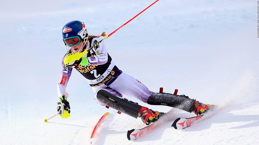 Mikaela Shiffrin: American skier's 'OMG' moment after Donald Trump HD wallpaper