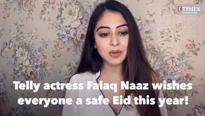 Telly actress Falaq Naaz wishes everyone Eid Mubarak HD wallpaper