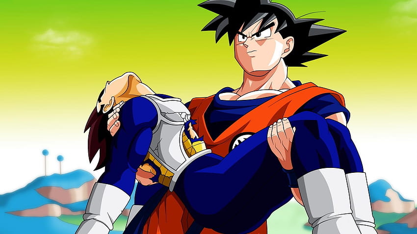 Goku vs seus filhos #dbz #dragonball #anime #combate #goku #vegeta