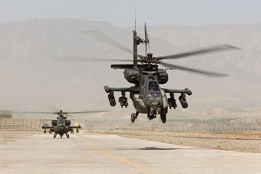 AH, apache attack helicopter HD wallpaper