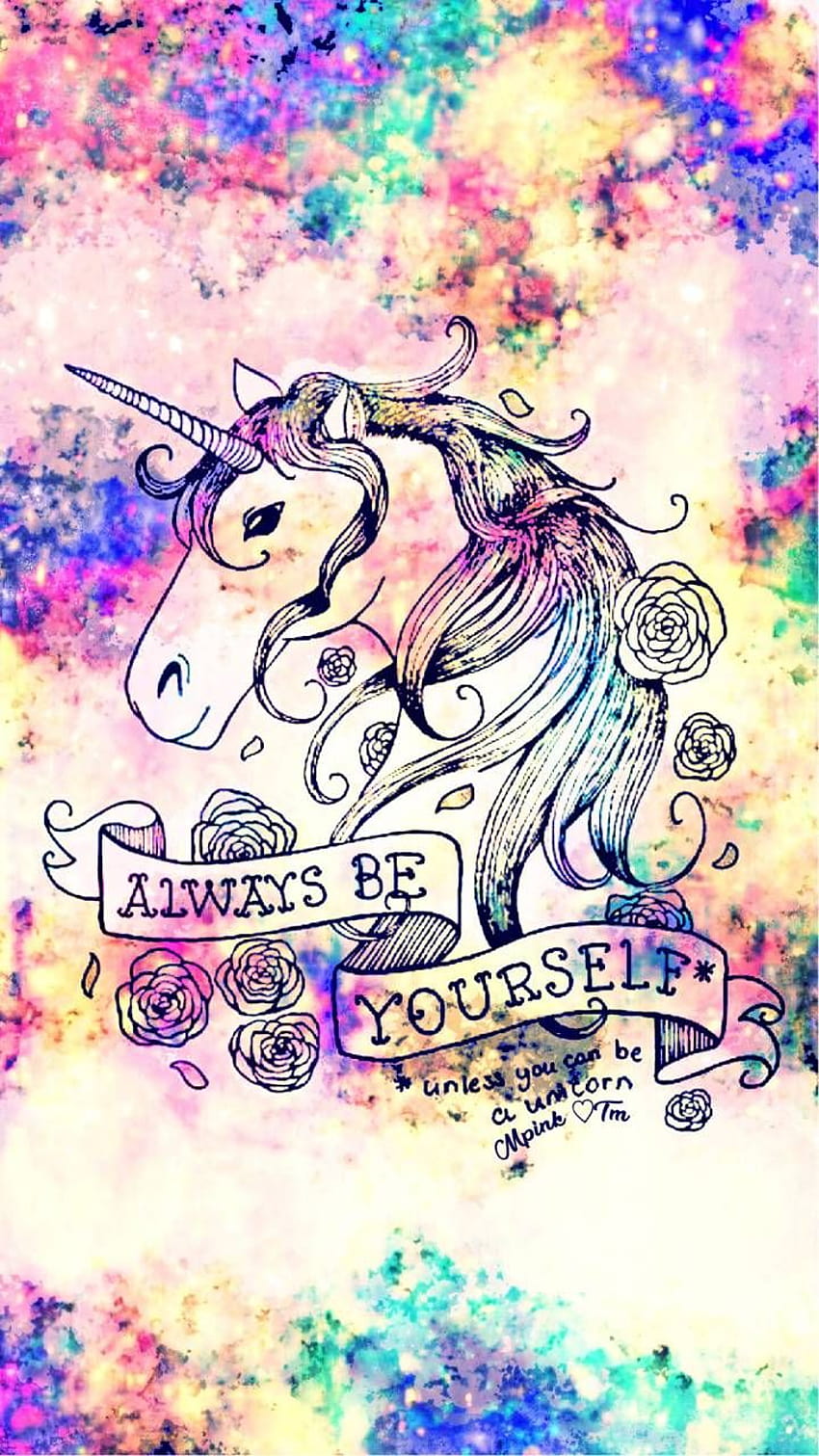 Always Be Yourself Galaxy, scary unicorn HD phone wallpaper | Pxfuel