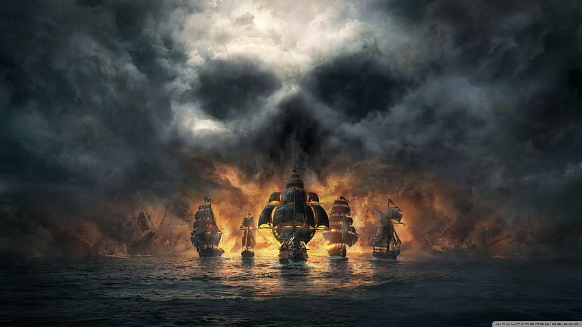 Skull and Bones 2018 Video Game ❤ for, gaming backgrounds 2560x1440 HD wallpaper