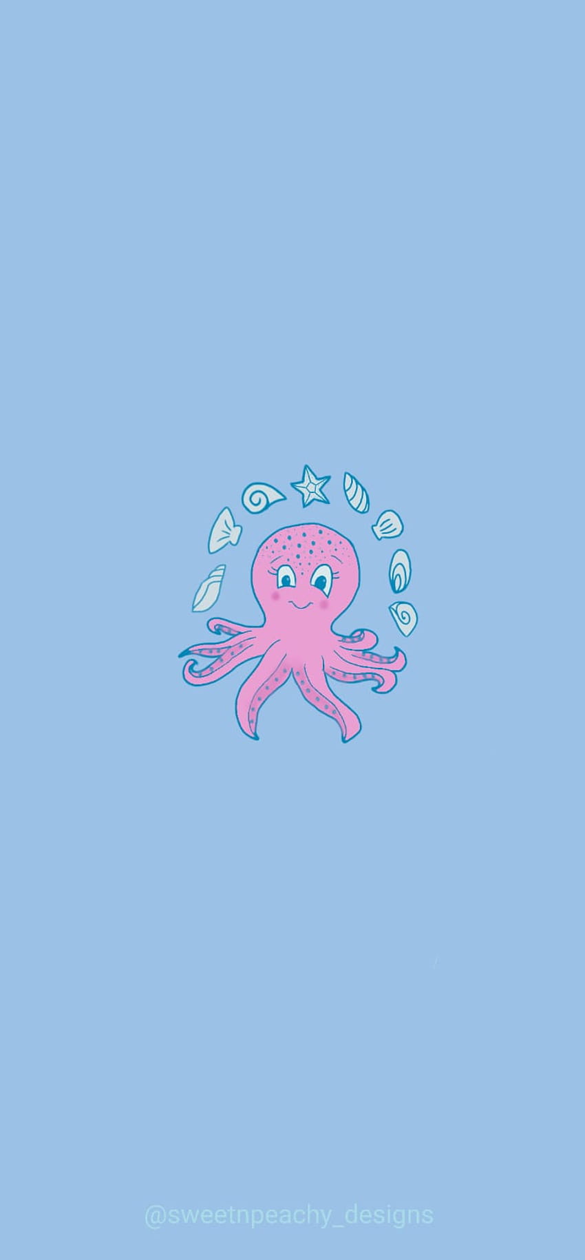 Sweet N Peachy Designs on Twitter:, cute octopus HD phone wallpaper