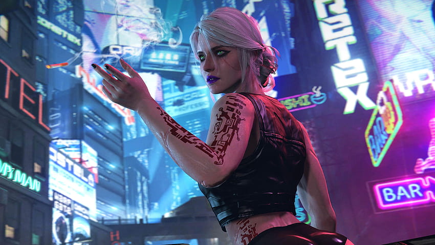 Ciri Cyberpunk 2077 xbox 게임, 공상 과학, 사이버 펑크 2077 소녀 HD 월페이퍼