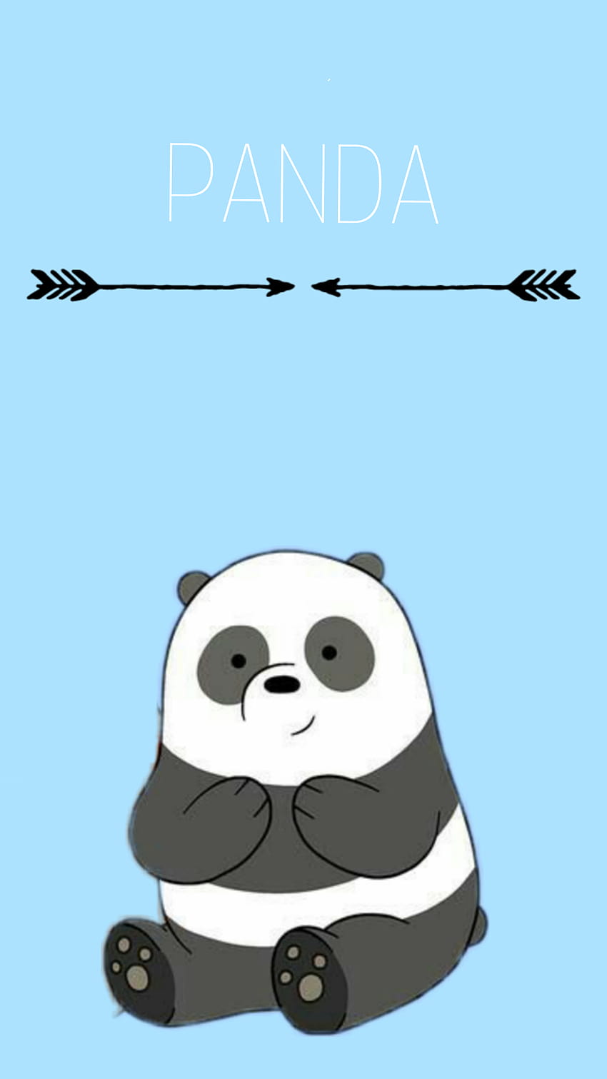 panda escandalosos, aesthetic panda blue HD phone wallpaper