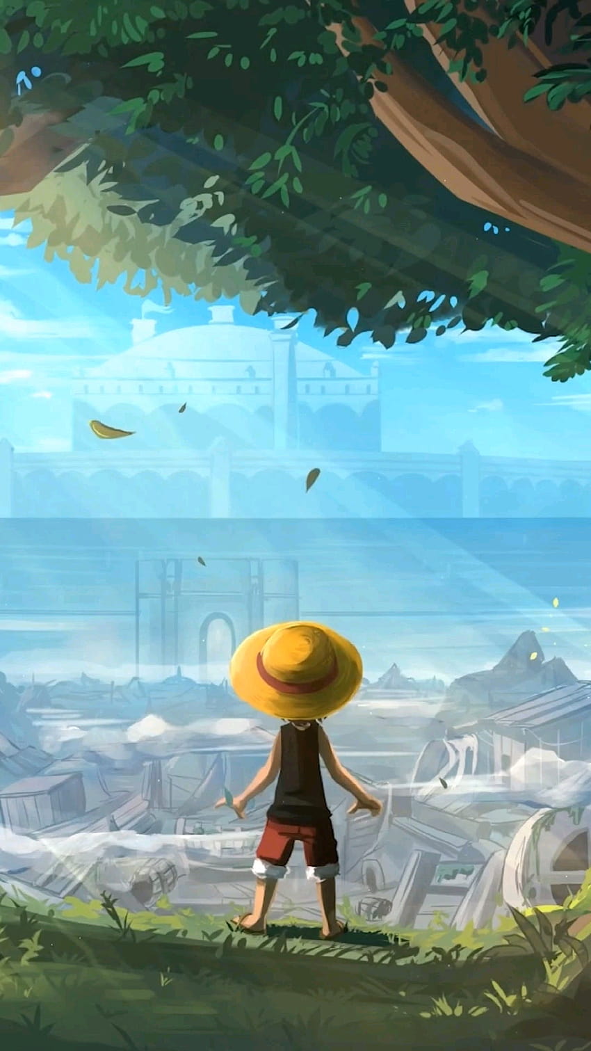 Ruffy Live für Android-Charakter, One Piece Android HD-Handy-Hintergrundbild