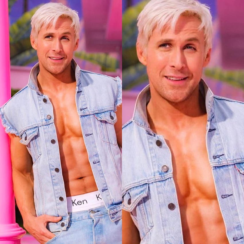 Il primo sguardo di Ryan Gosling come rivelazione di Ken di Barbie; Film in arrivo nei cinema a luglio 2023, barbie 2023 Sfondo del telefono HD