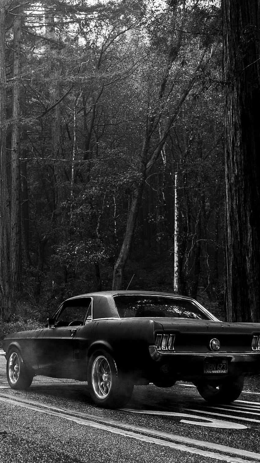 Black Muscle Car iPhone iPhone Carros e [767x1365] for your , Mobile &  Tablet, iphone classic muscle car HD phone wallpaper | Pxfuel