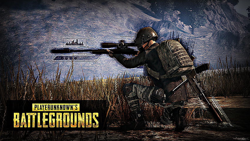 PUBG AWM Snipping Player Game, pubg player HD wallpaper