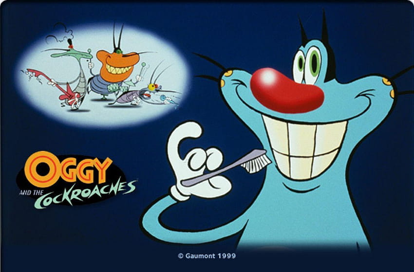 Oggy . Oggy And The Cockroaches Cartoon HD wallpaper | Pxfuel