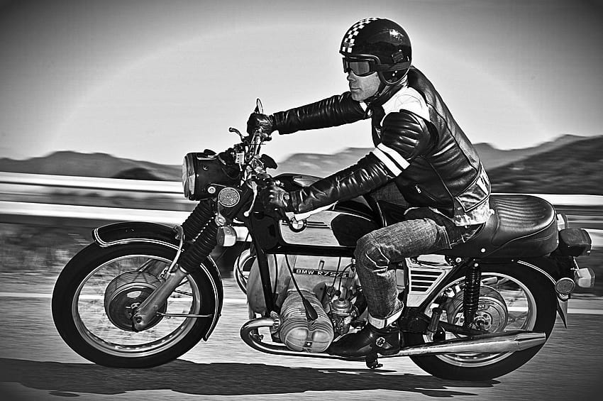 Motorbike, retro motor HD wallpaper