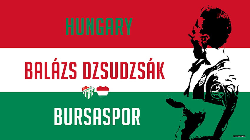 : Balazs Dzsudzsak, Bursaspor, klub sepak bola, Hongaria, bendera 1920x1080 Wallpaper HD