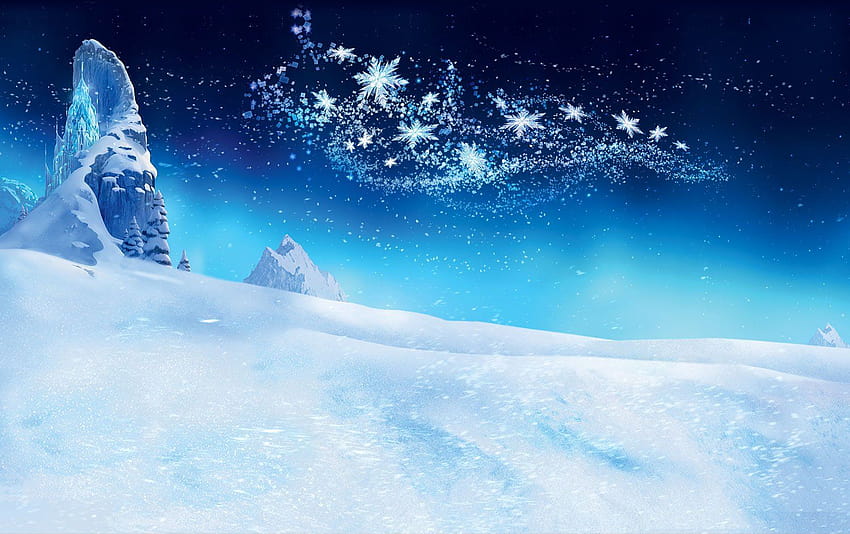 Gefrorene Hintergründe, Disney Frozen PPT-Hintergründe HD-Hintergrundbild