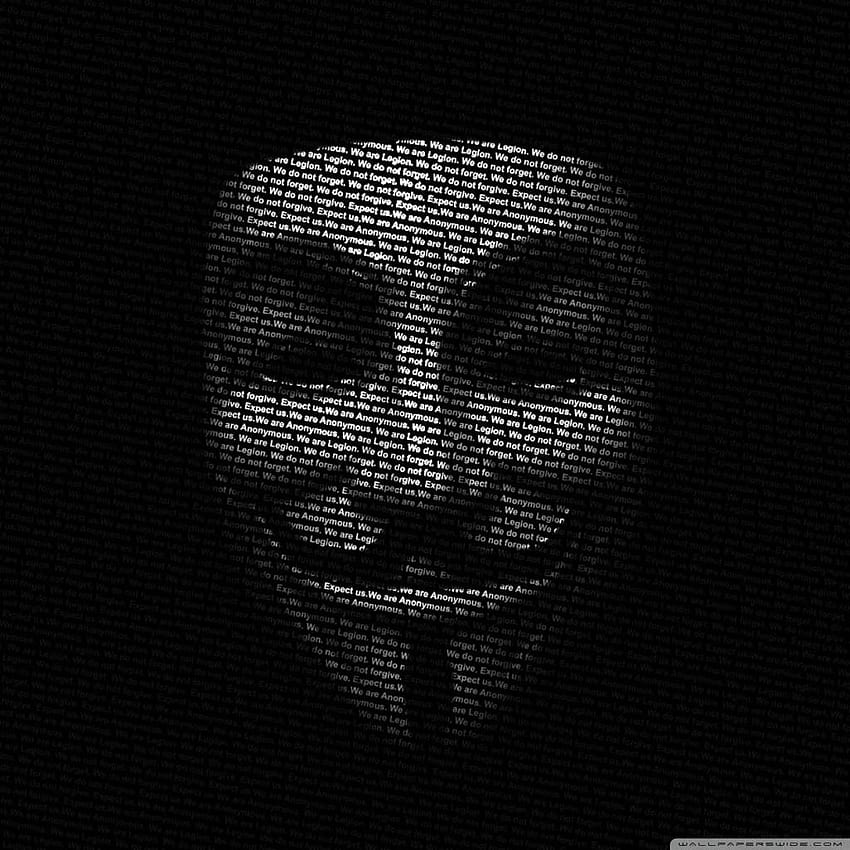 Anonymous Mask ❤ for Ultra TV, anonymous girl HD phone wallpaper