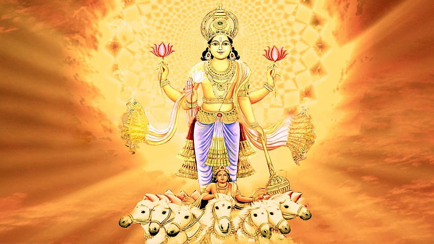 Lord Surya Dev, pełny rozmiar i lord słońce Tapeta HD