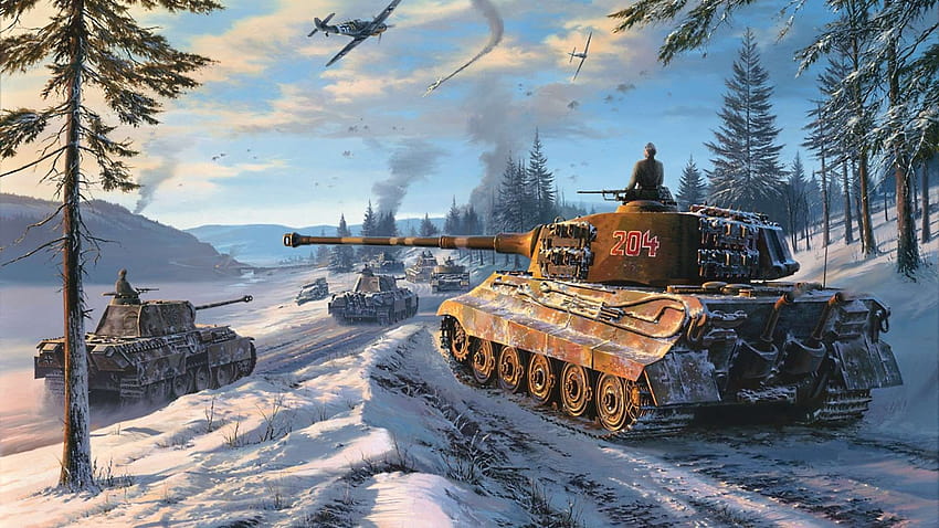 Tiger Tank Best Of Tiger1 & Tiger2 HD wallpaper