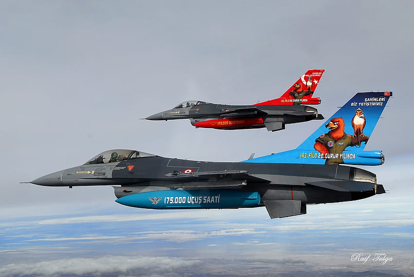 F16 Fighting Falcon of Turkish Air Force Aircraft 2800 [1600x1071] na telefon komórkowy i tablet Tapeta HD