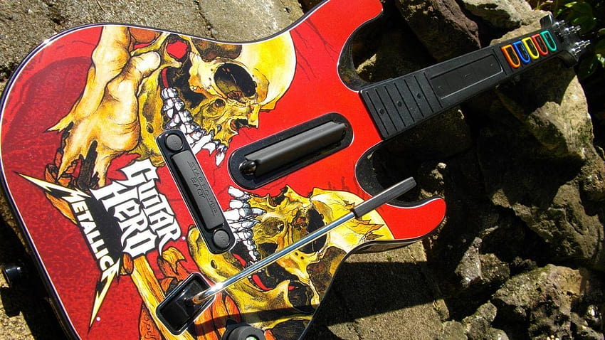 GUITAR HERO music guitars heavy metal rock hard 1ghero rhythm, guitar hero metallica full HD wallpaper