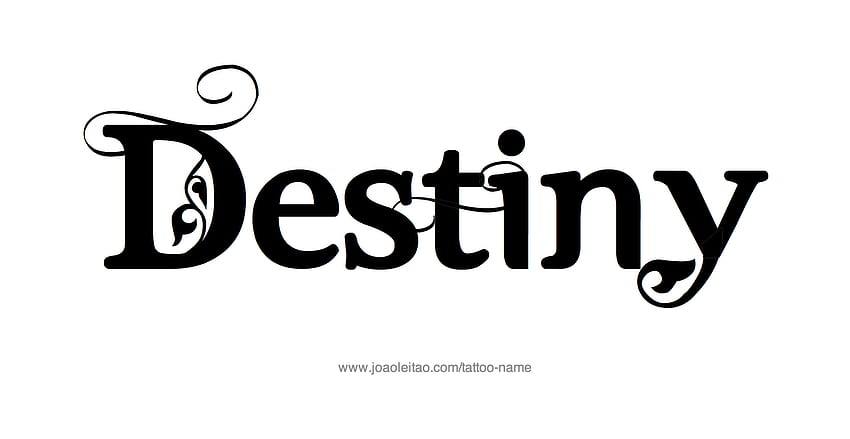 Destiny Name Tattoo Designs, destiny word HD wallpaper | Pxfuel