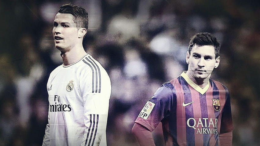 Messi Vs Ronaldo, messi and ronaldo HD wallpaper