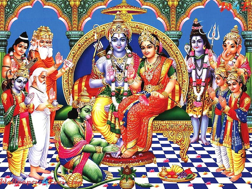 Ram Sita, ram darbar Wallpaper HD